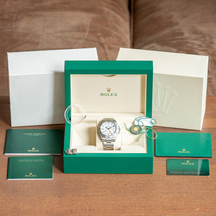 2022 Rolex Explorer II White Dial 42mm New Reference 226570
