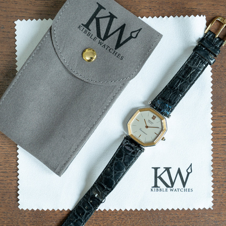 1980 Seiko Quartz "Connaisseur" Gold Bezel 6020-5360