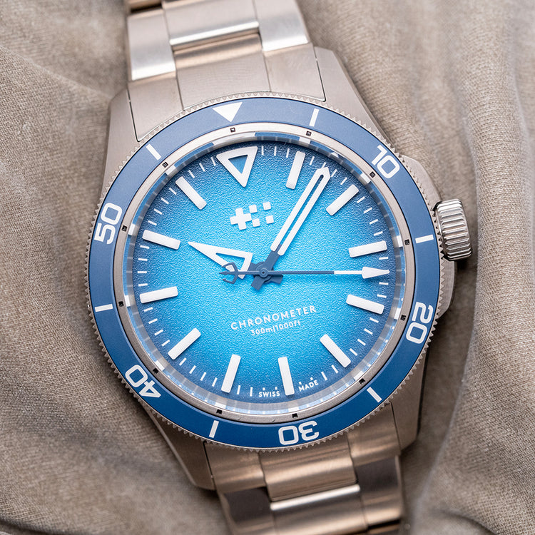 2025 Christopher Ward C60 Trident Lumière Blue 41mm