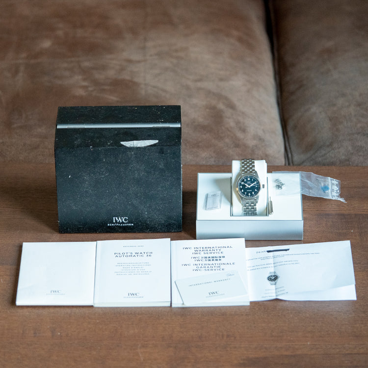 2023 IWC Pilots Watch 36mm Automatic on Bracelet IW324010