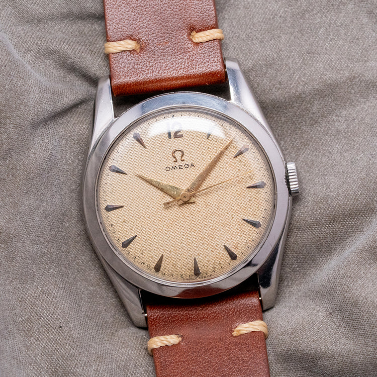 1952 Omega 'Waffle' Dial Manual Cal. 420 2650-4 33mm