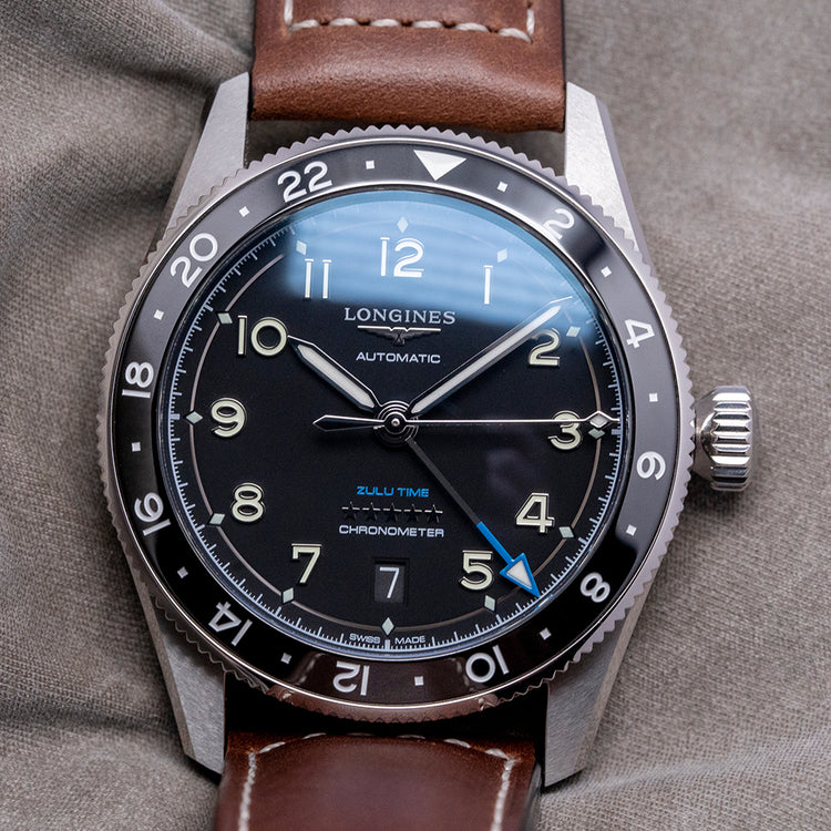 2024 Longines Spirit Zulu Time Automatic 39mm GMT L3.802.4.53.2