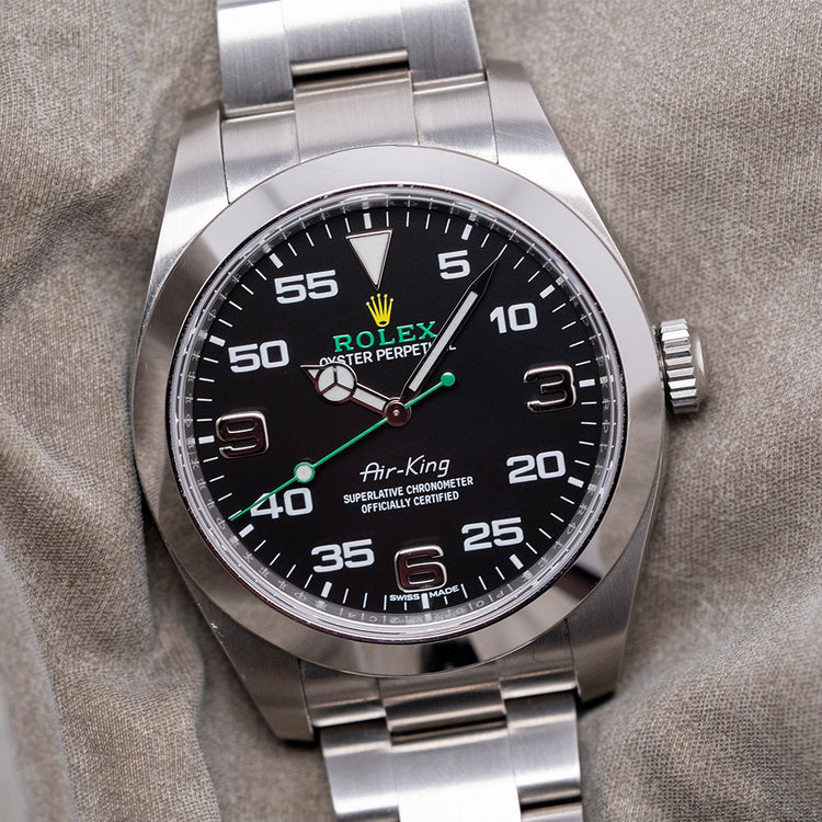 2022 Rolex Air King 40mm Black Dial Discontinued 116900