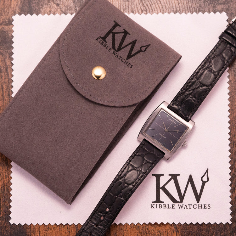 1975 Longines Conquest Square Case Crosshair Dial Cal. L847.3