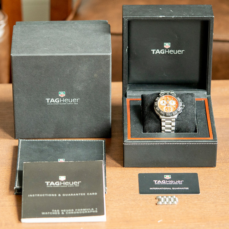 2007 TAG Heuer Formula 1 Orange Chronograph CAH1113