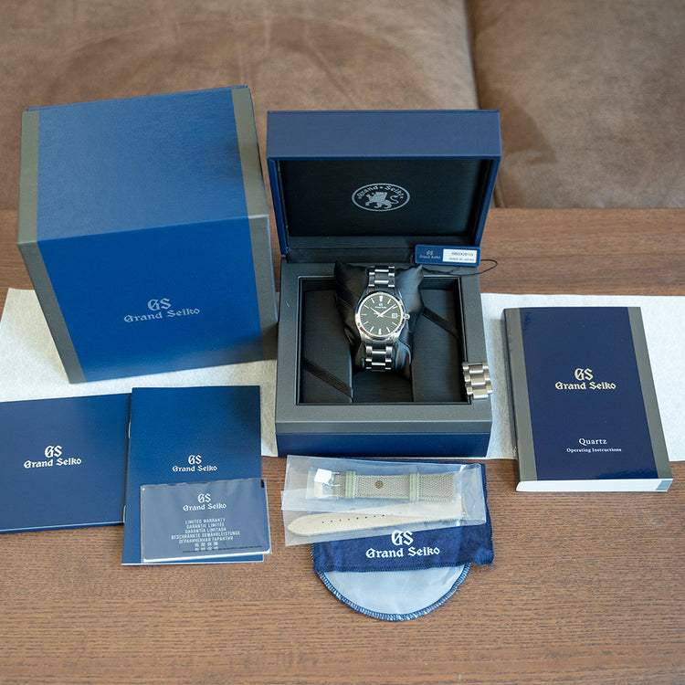 2022 Grand Seiko Heritage 37mm Quartz Black SBGX261