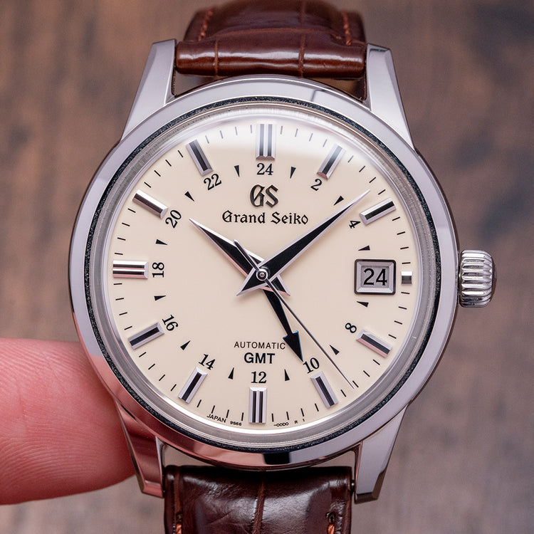 2023 Grand Seiko Elegance GMT Cream Dial 39.5mm SBGM221G
