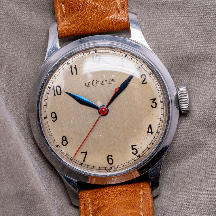 1940s LeCoultre Cal. 450/A 'WWII Military Style' Steel 33mm