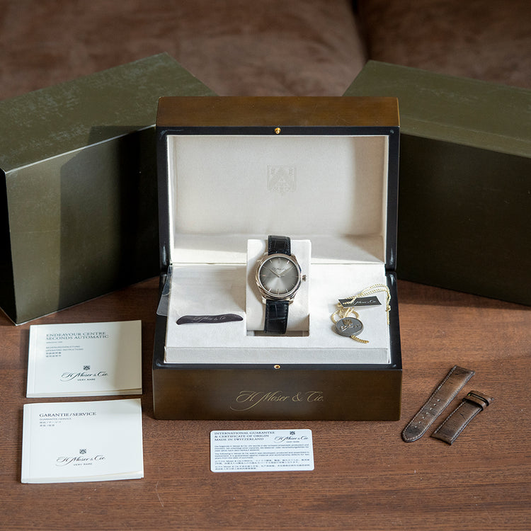 2019 H. Moser & Cie Endeavour White Gold Grey Fumé 40mm