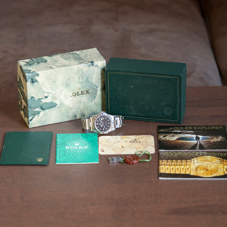 1989 Rolex Explorer II Black Tritium Dial 40mm 16570