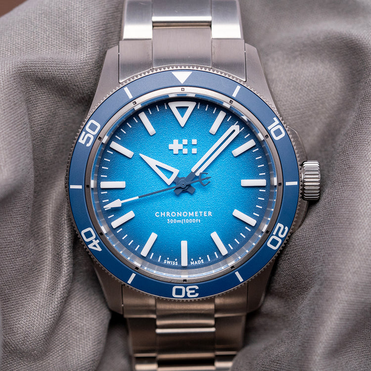 2025 Christopher Ward C60 Trident Lumière Blue 41mm