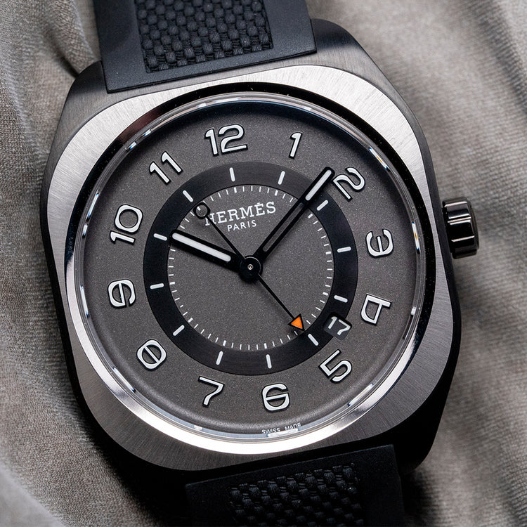 Like-New 2023 Hermès H08 Titanium Black Automatic