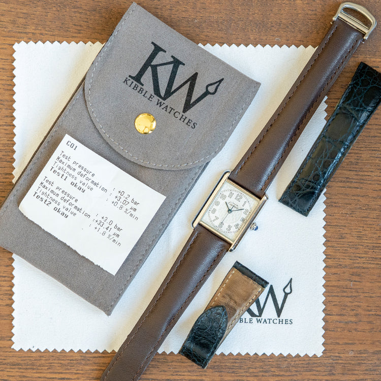 2000s Cartier Tank Must de Cartier 925 Silver 25x33mm 2414