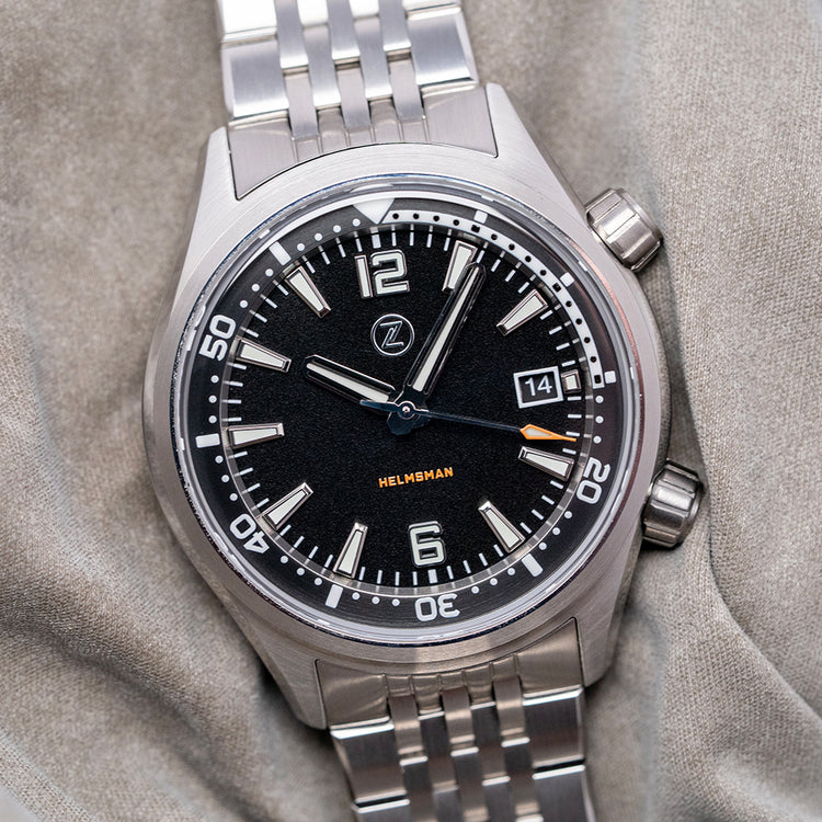 2025 Zelos Helmsman SS 'Midnight' Limited Auto 40mm