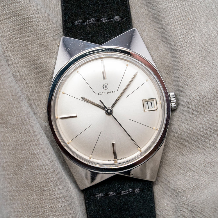 1950s CYMA Executive Automatic 'Bow Tie' 32mm