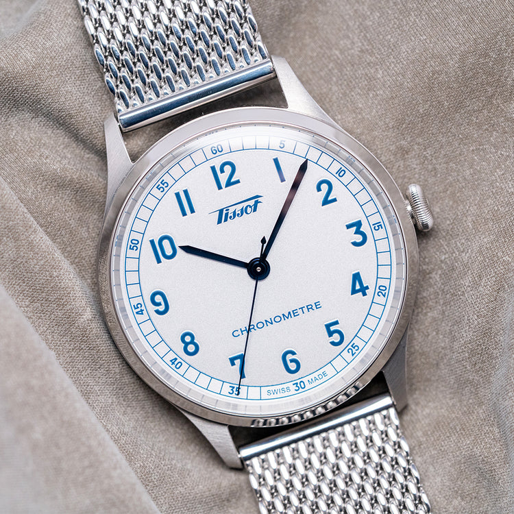 2025 Tissot Heritage 1938 Chronometre 39mm on Bracelet + Strap