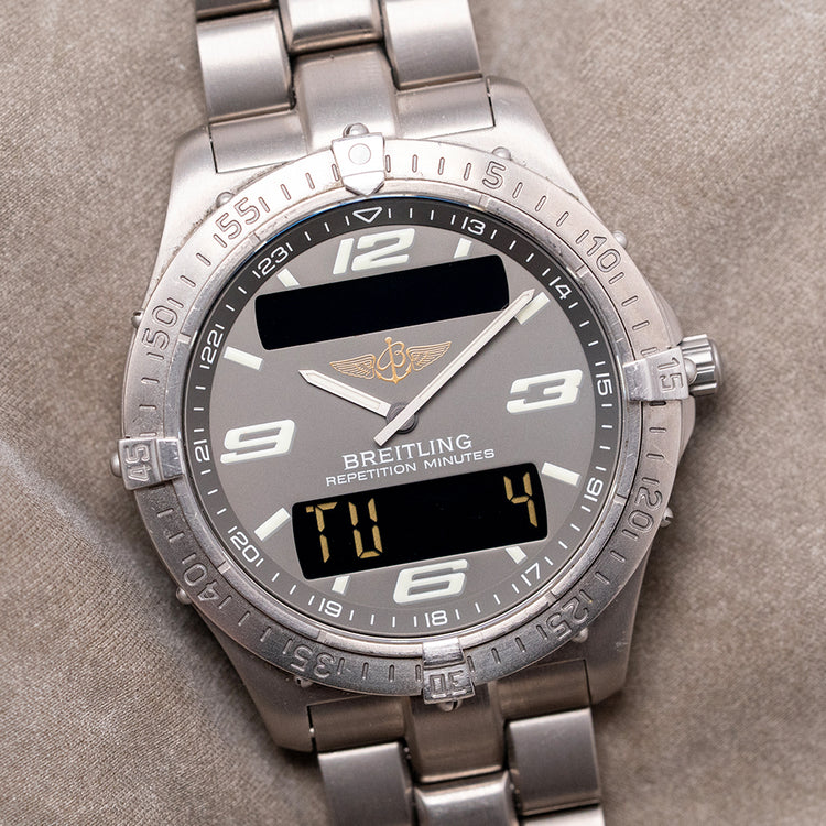 2001 Breitling Aerospace Titanium 40mm Quartz E65362