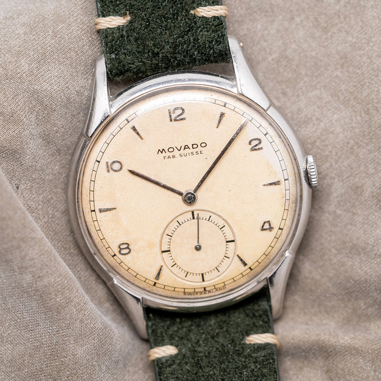 1950s Movado Fab Suisse "Calatrava" Manually Wound 35mm