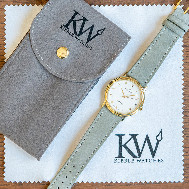 1990s Blancpain Villeret Automatic Date 34mm 18ct Gold