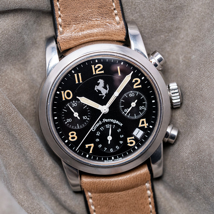 1990s Girard-Perregaux Ferrari Auto Chronograph 38mm 8020