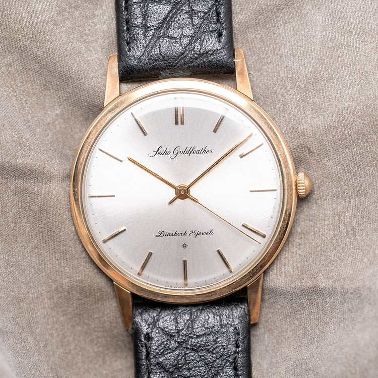 1960s Seiko Goldfeather 14K Gold Filled Manual 35mm J14060