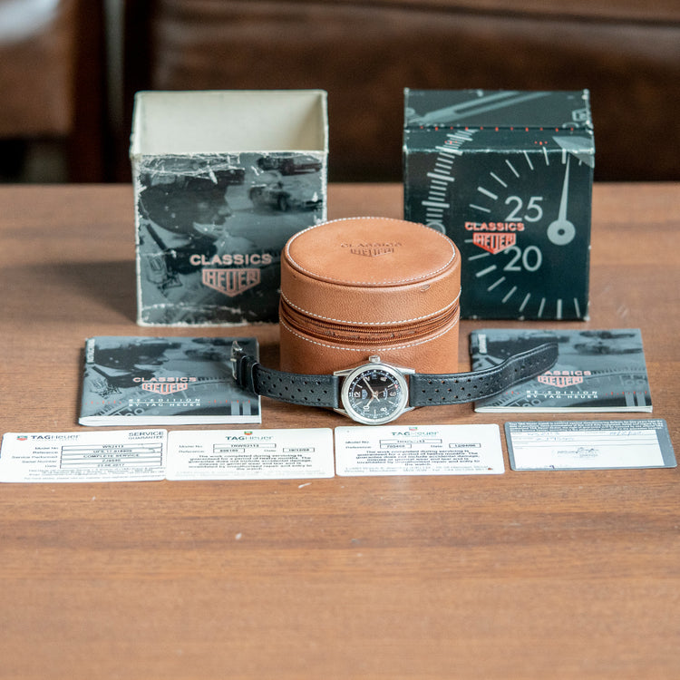 2002 Heuer Carrera GMT 1964 Re-Edition WS2113 Box & Papers