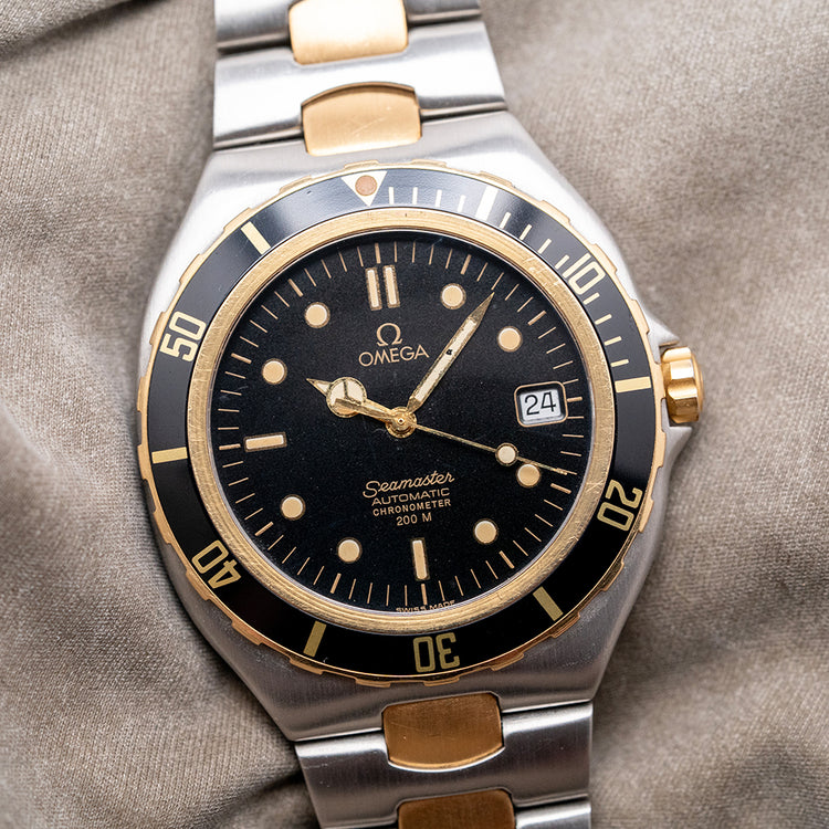 1985 Omega Seamaster 200 Pre-Bond Steel & Gold 39mm 366.1041