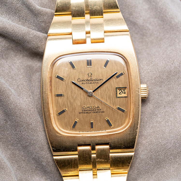 1971 Omega Constellation Chronometer 18ct Gold 168.047