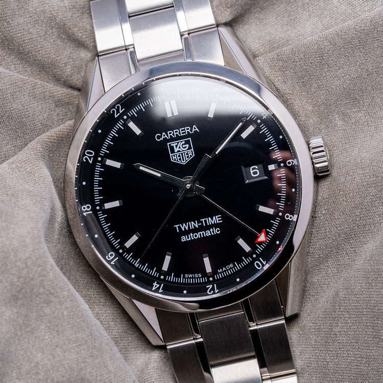 2013 TAG Heuer Carrera Twin-Time Auto 39mm WV2115