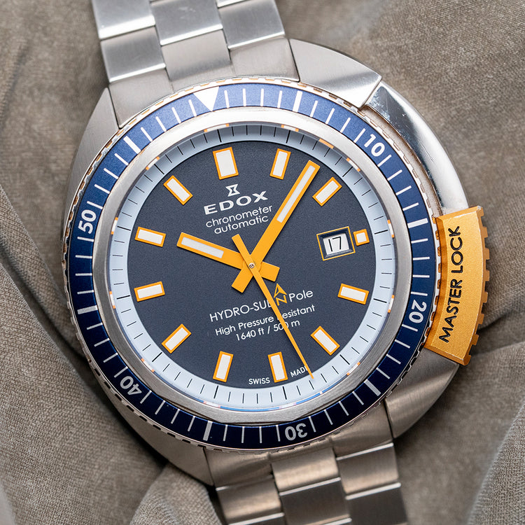 2016 Edox Hydro Sub North Pole Automatic Limited Edition