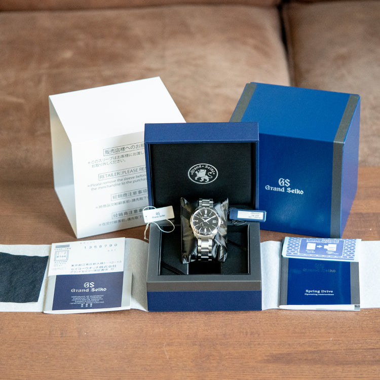 2023 Grand Seiko Heritage Spring Drive Black SBGA301