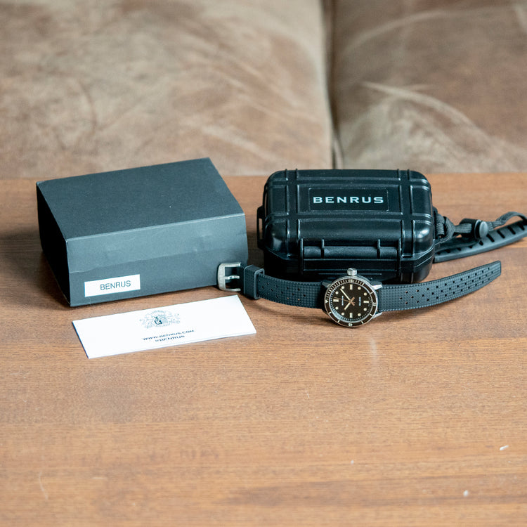 2023 Benrus Sea Lord Classic Diver Black Automatic 39mm