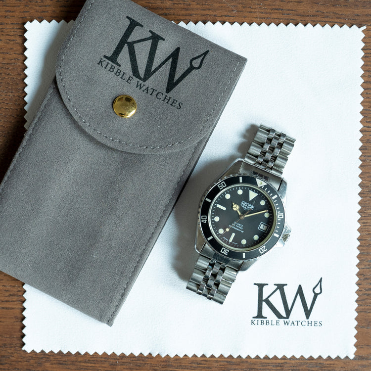 1980s Heuer 1000 Series Quartz 38mm on Bracelet 980.013