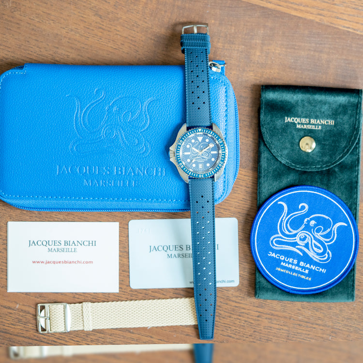 2023 Jacques Bianchi JB200 Poulpro Blue Limited 42.5mm