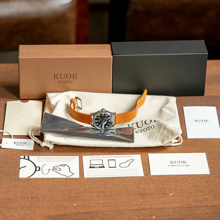 2024 Kuoe Old Smith 90-002 Automatic Black Dial 35mm