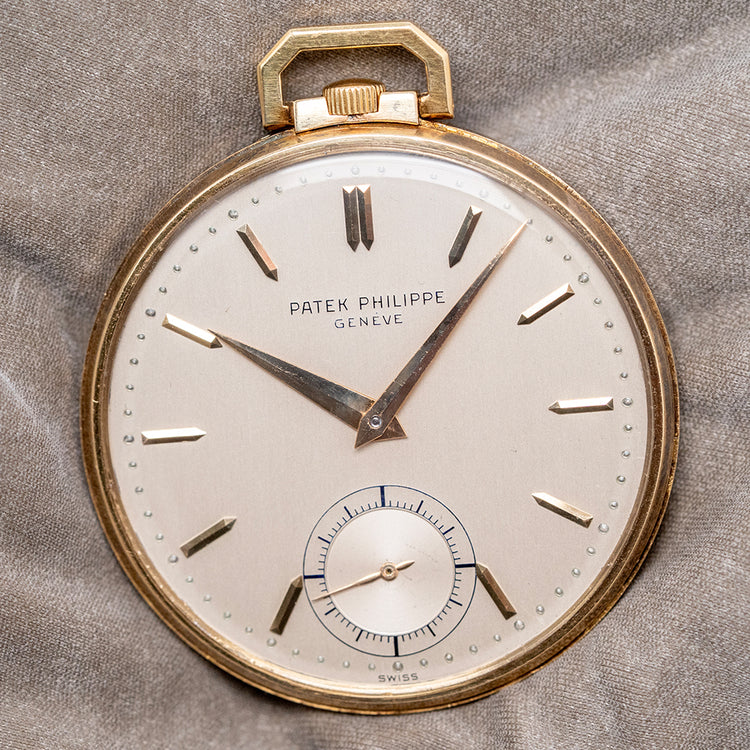 1952 Patek Philippe 18ct Yellow Gold Pocket Watch Reference 600
