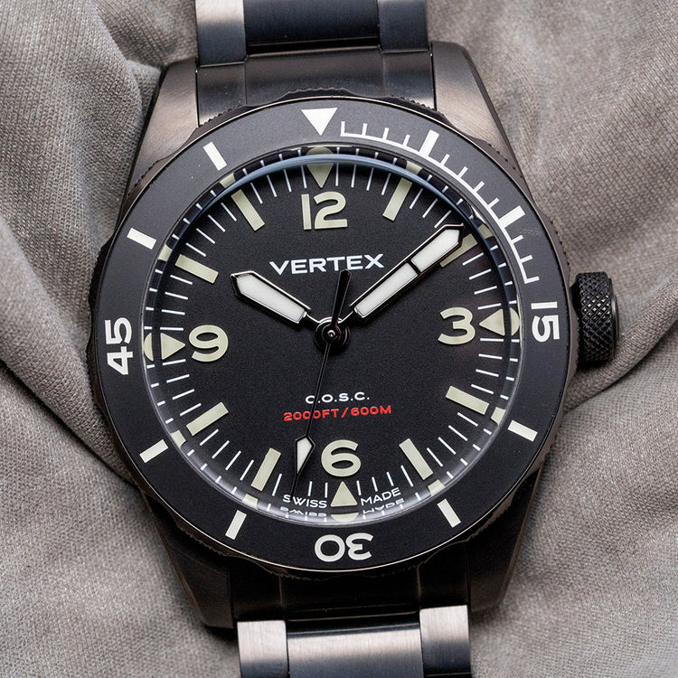 2022 Vertex M60C AquaLion No-Date Black DLC 40mm
