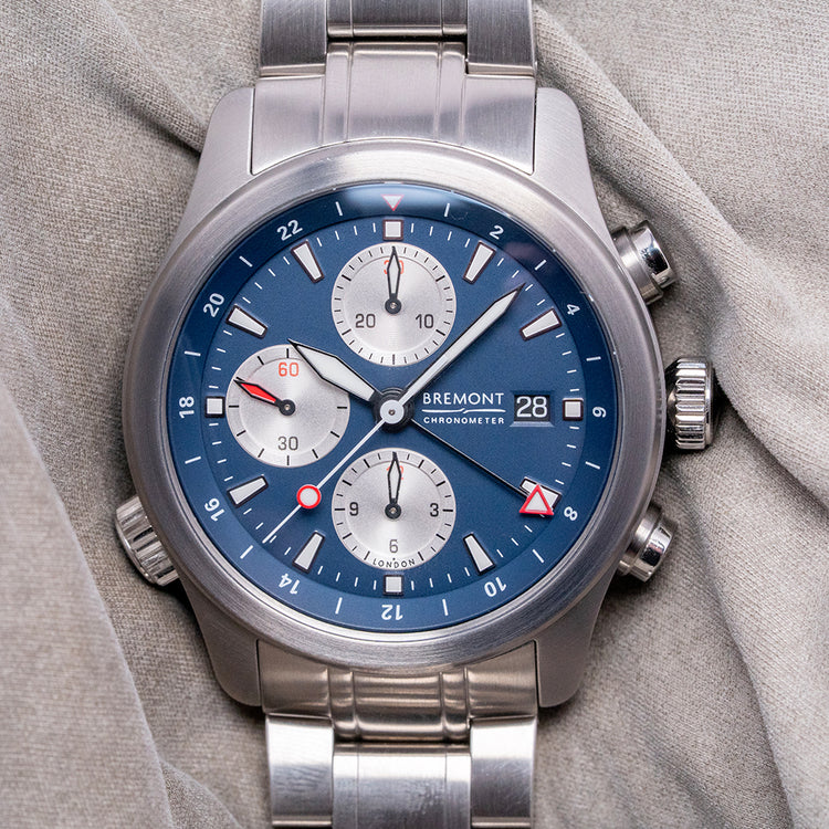 2023 Bremont GMT Chronograph Mr Porter Limited Ed. ALT1-ZT-BL