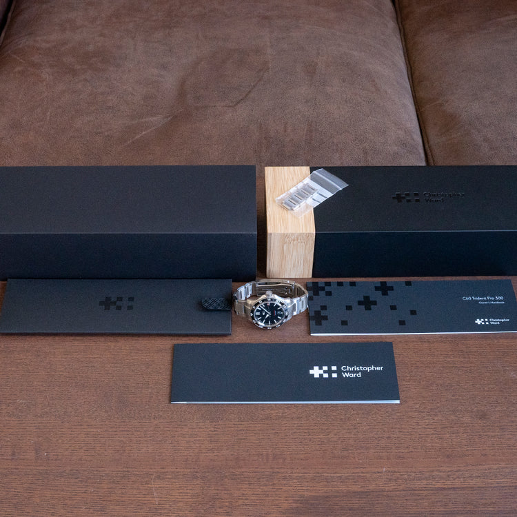 2022 Christopher Ward C60 Trident Pro 300 Black