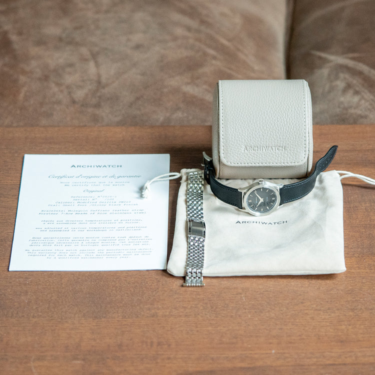 2023 Archiwatch "Original" 2525-1 Glossy Black Dial 36mm