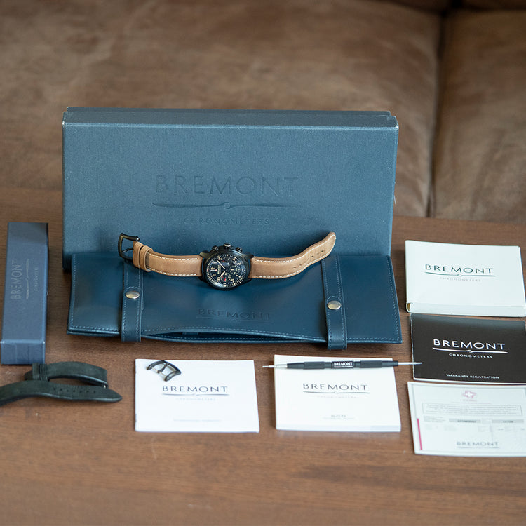 2021 Bremont Pilot Chronograph Black ALT1-P2 JET