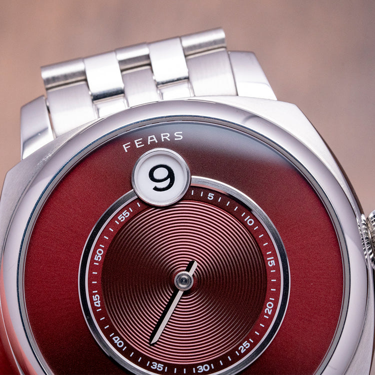 2023 Fears Christopher Ward Alliance 01 Jump Hour Red Dial