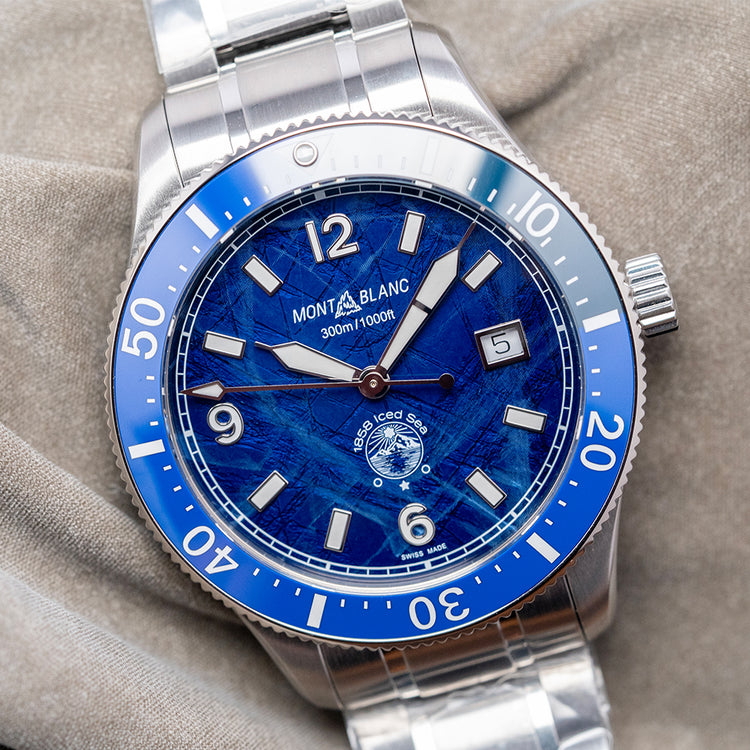 2025 Montblanc Iced Sea Automatic Blue 41mm 129369