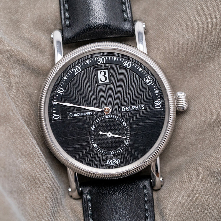 2008 Chronoswiss Delphis Retrograde Jump Hour Black 38mm