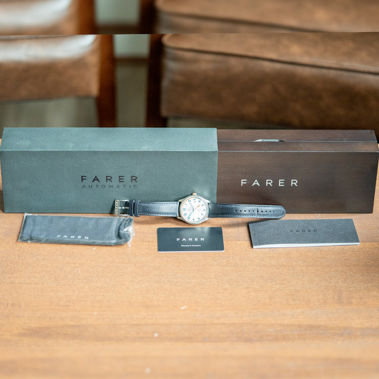 2018 Farer Ponting GMT 39mm Silver Dial Automatic