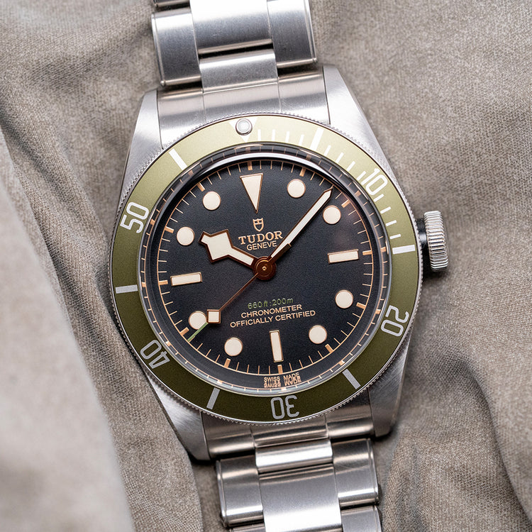 2021 Tudor Black Bay Harrods Green 41mm on Bracelet 79230G