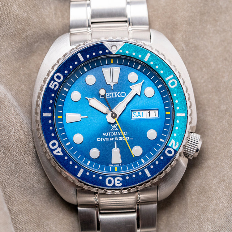 2017 Seiko Prospex "Blue Lagoon" Turtle Limited 44.5mm SRPB11K1