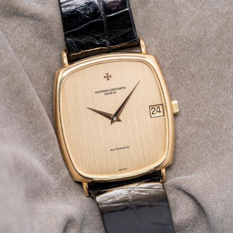 1970s Vacheron Constantin Automatic 18ct Gold "Tank"