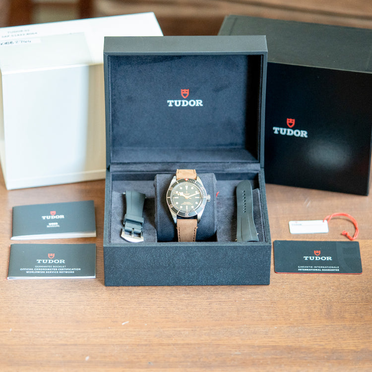 2023 Tudor Black Bay 58 Black on Strap 79030N
