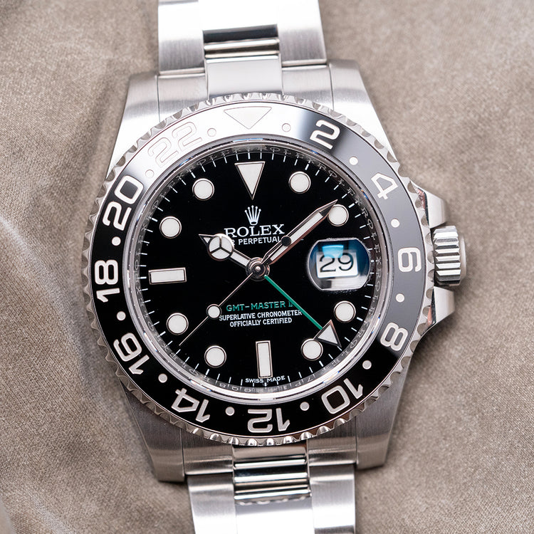 2017 Rolex GMT-Master II 40mm Black Discontinued 116710LN